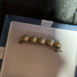 Vintage faux pearl barrette